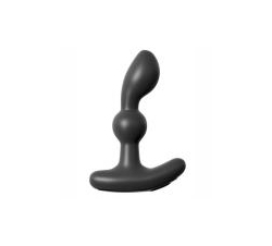 P Motion Silicone Rechargeable Prostate Probe Massager - Black 